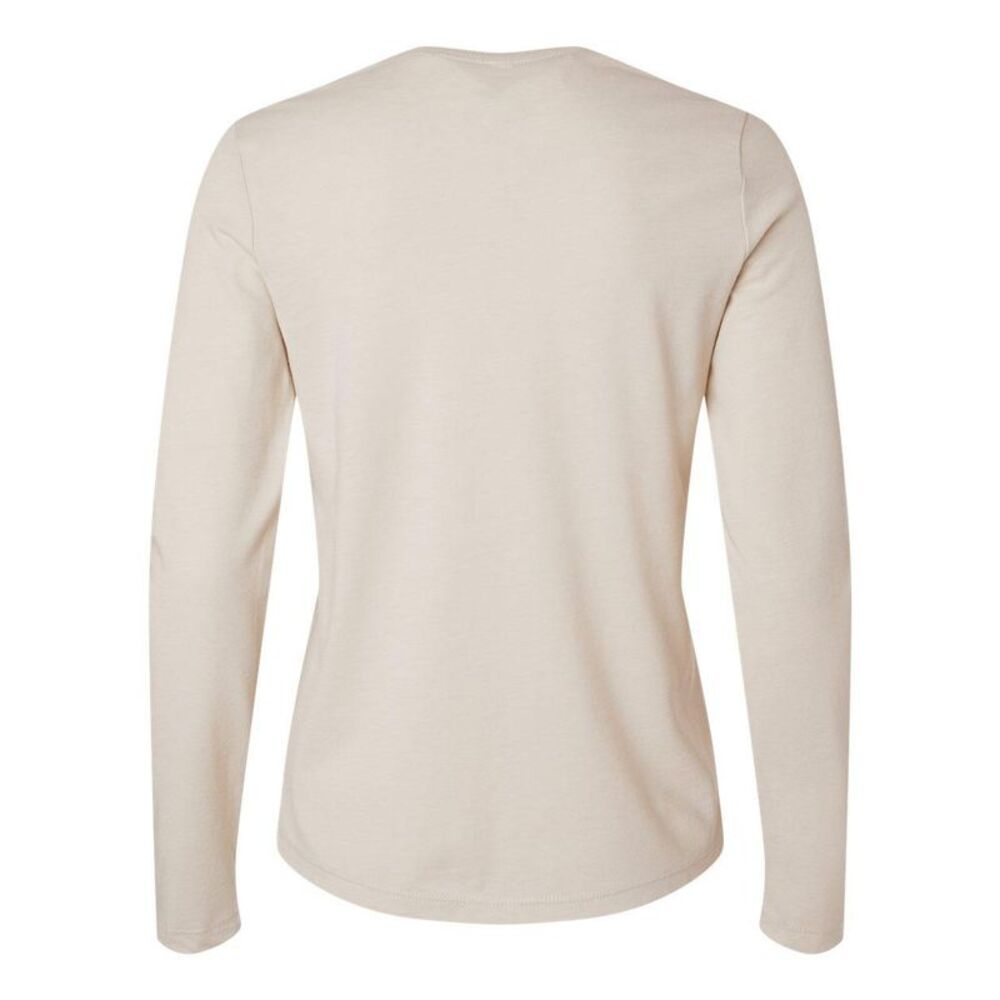 Womens Jersey Long Sleeve Tee / Heather Dust